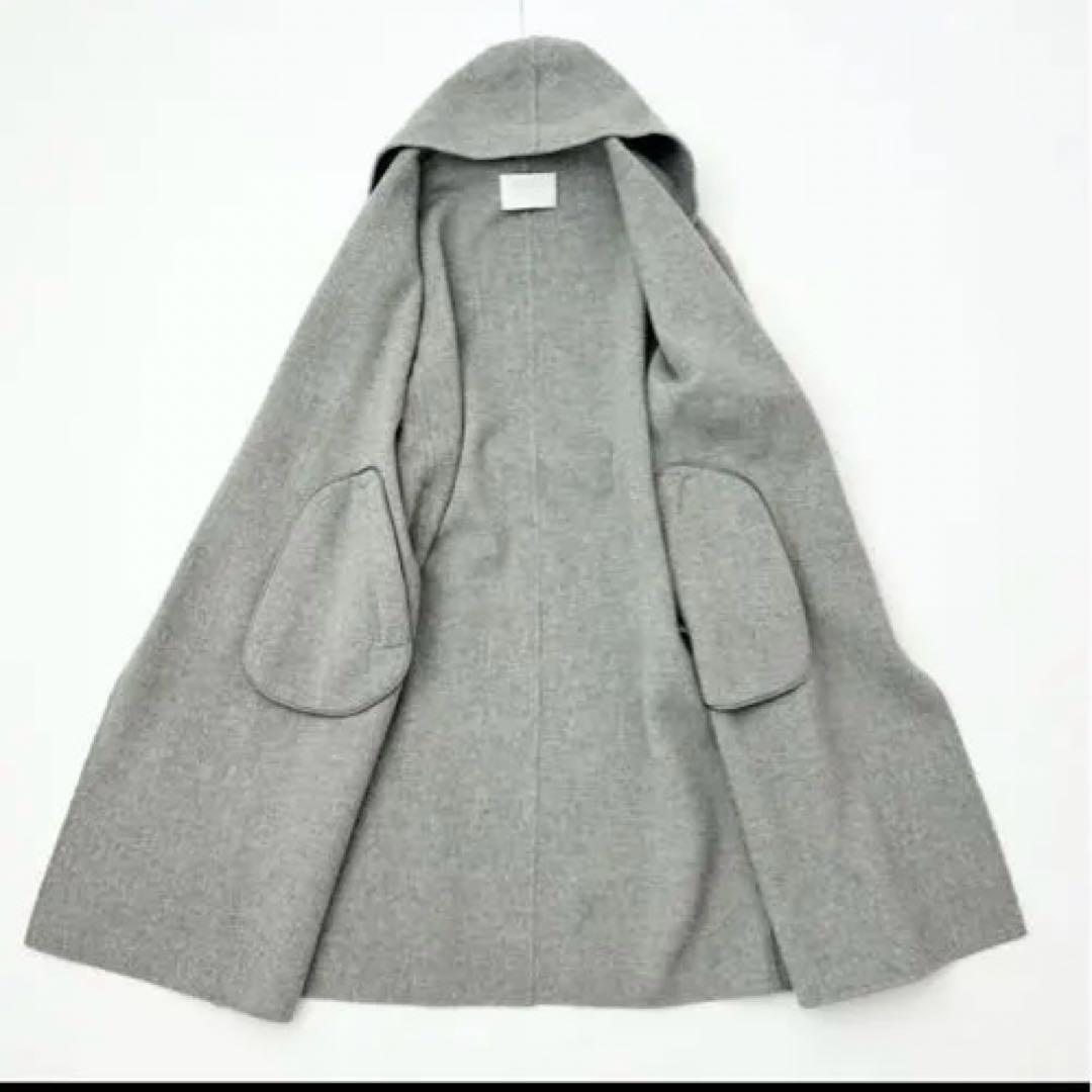 未使用 TOMORROWLAND プレミアムウールリバー フーデッドコート