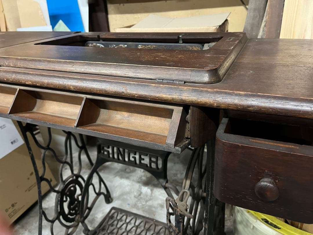 アンティークシンガー足踏みミシンsinger ヴィンテージ