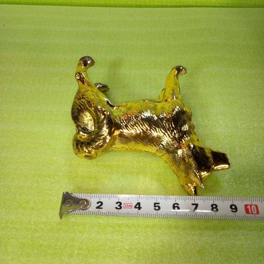 柴犬？　犬の置物　金色　ゴールド　GOLD　金ピカ　フィギュア　オブジェ