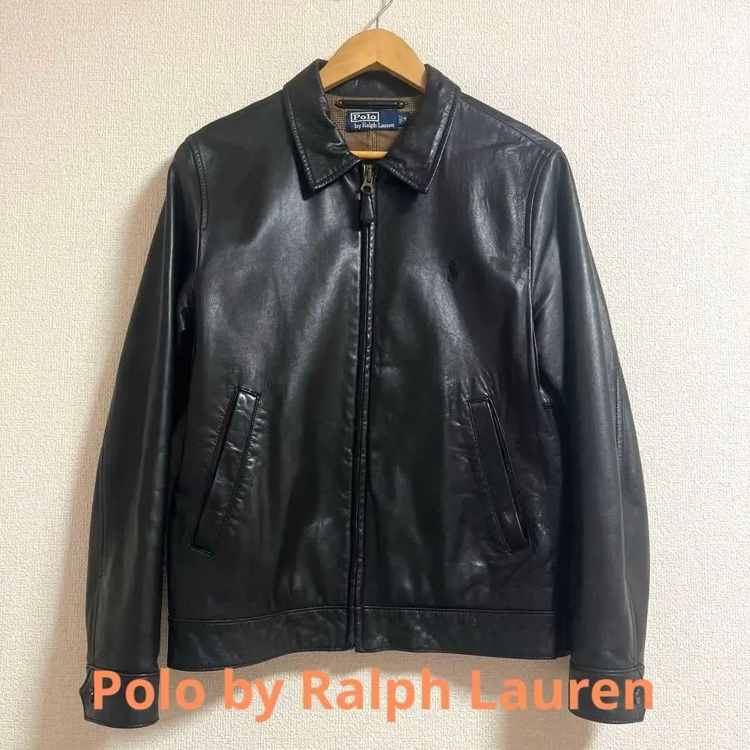 【Ralph Lauren】美品 LAMBSKIN LEATHER JACKET