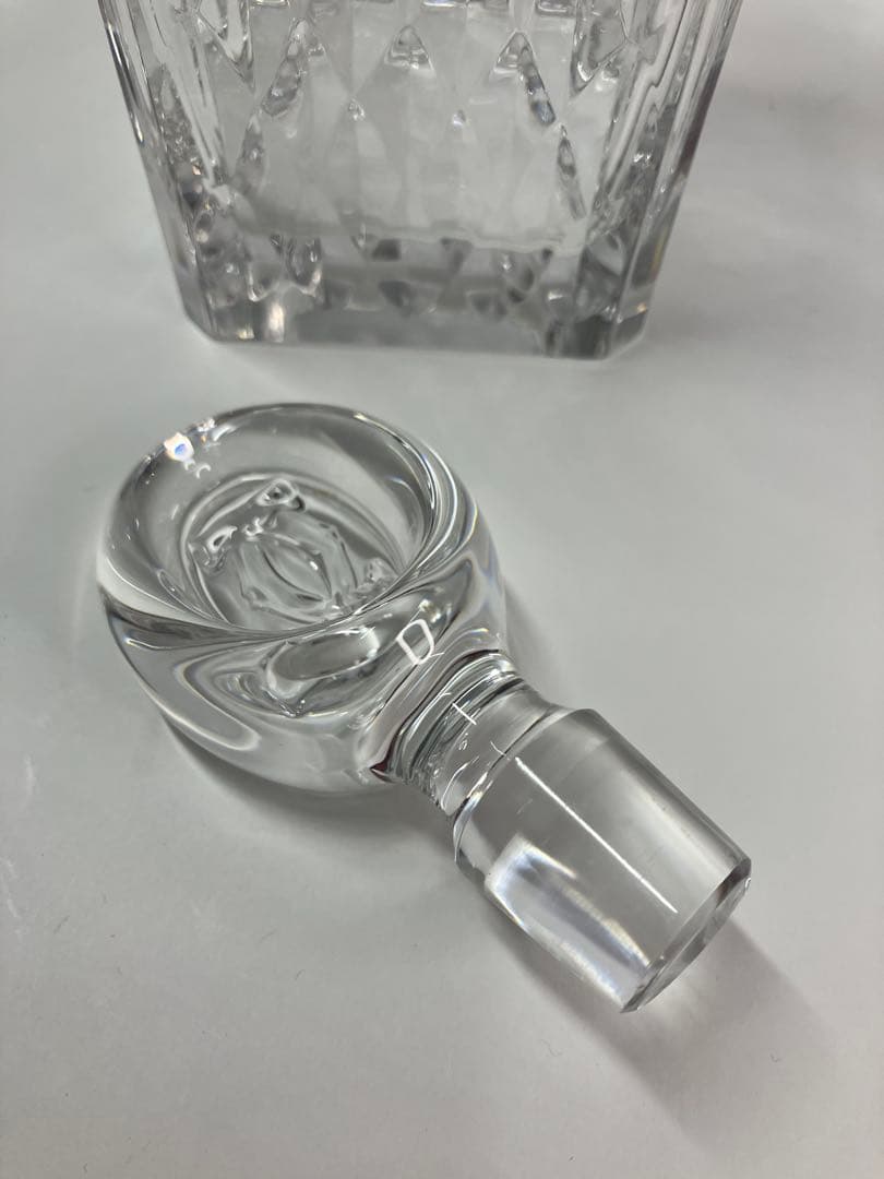 カルティエ Cartier デキャンタ クリスタル ガラス 未使用 保管品