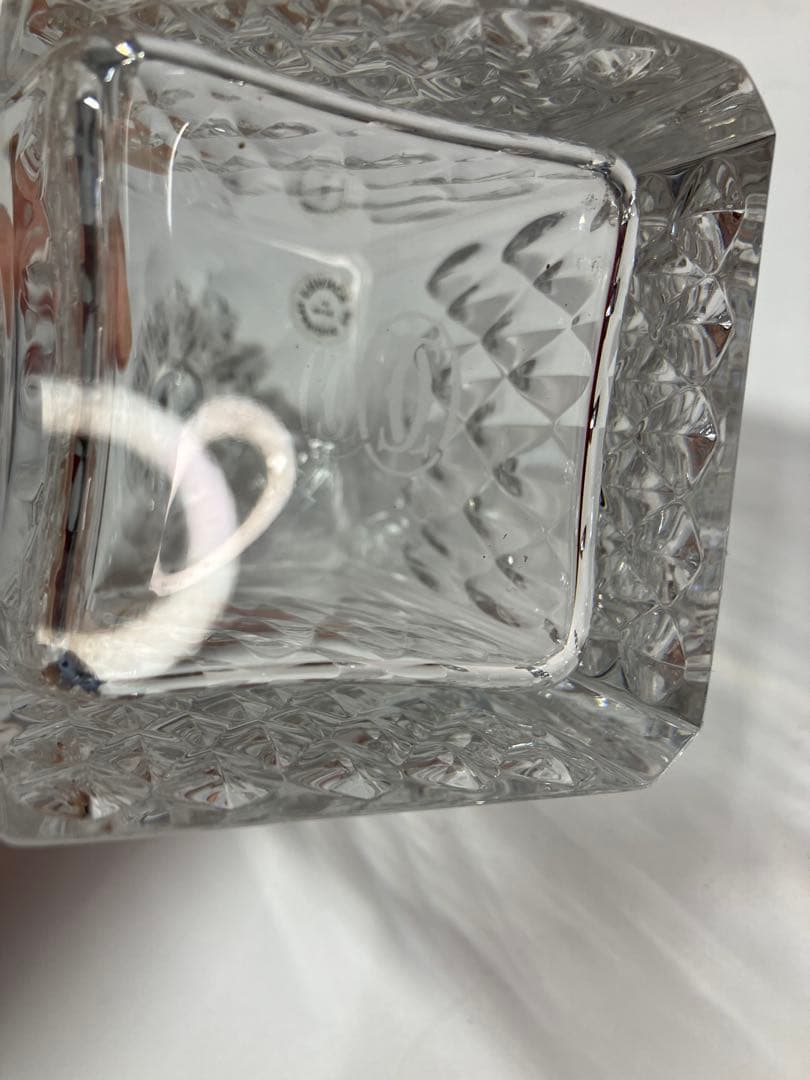 カルティエ Cartier デキャンタ クリスタル ガラス 未使用 保管品