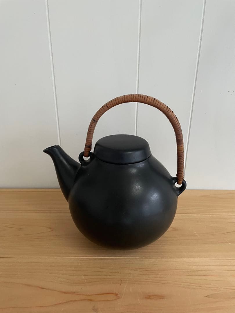 ARABIAアラビアGA-1ポット大　ヴィンテージ黒