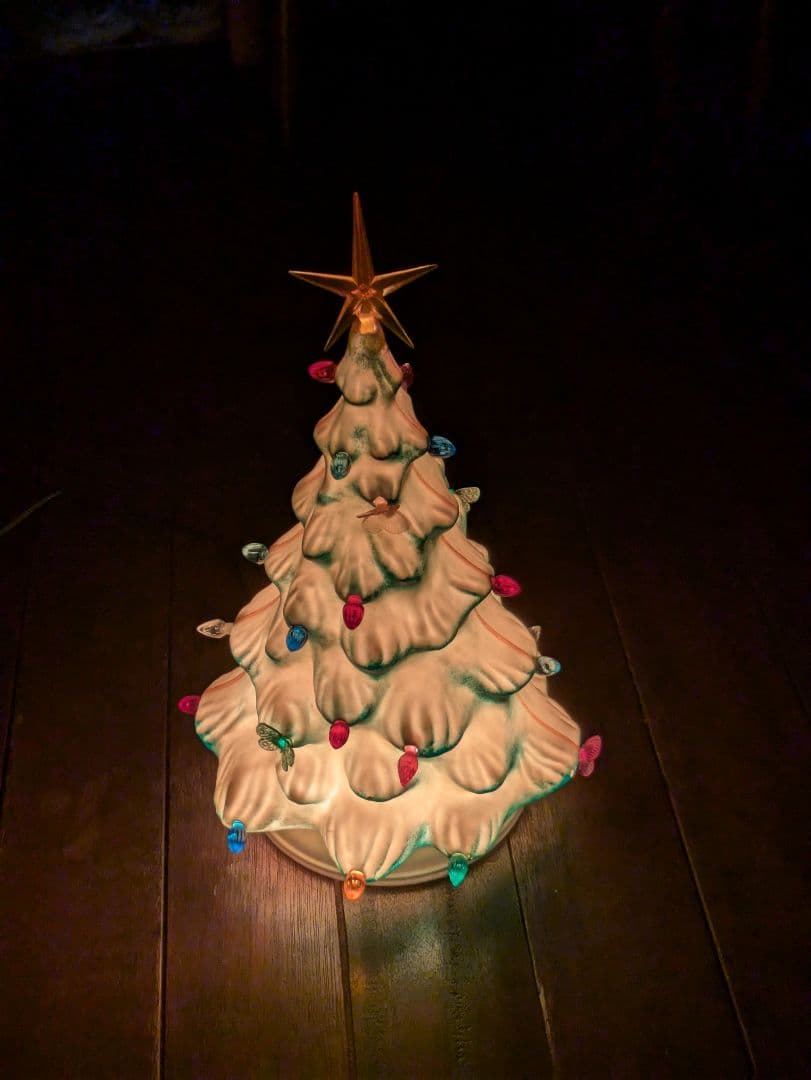 クリスマスツリー　ヴィンテージ　アンティーク　60-70s　アメリカ製　元箱付き
