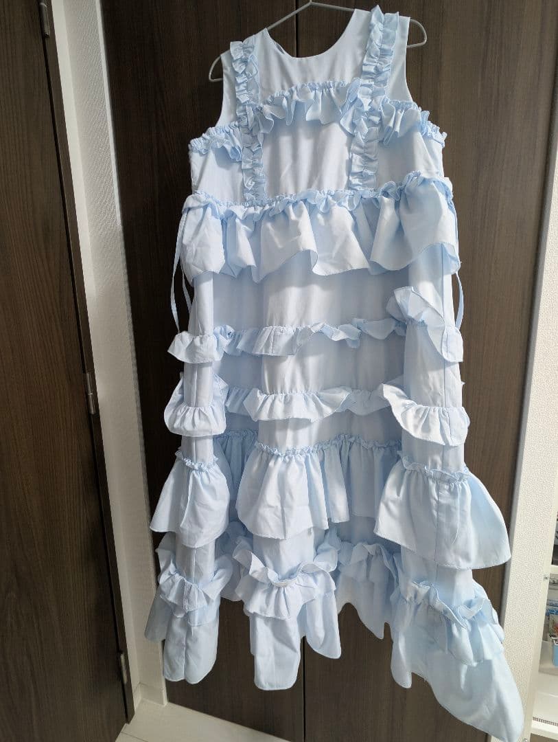 新品タグ有 merry jenny フリルティアードワンピース