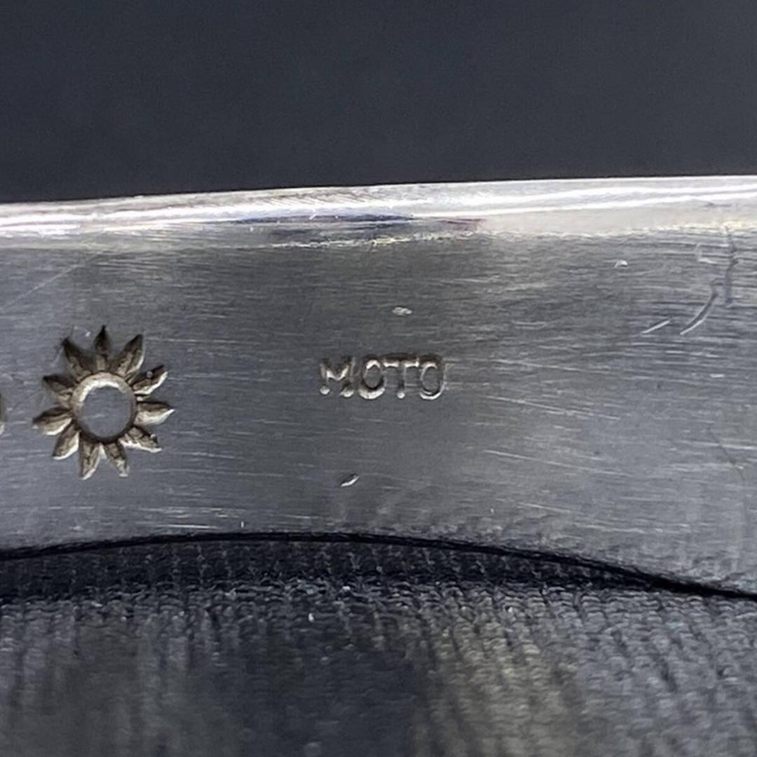 MOTO LEATHER & SILVER シルバー コンテンポラリー バングル