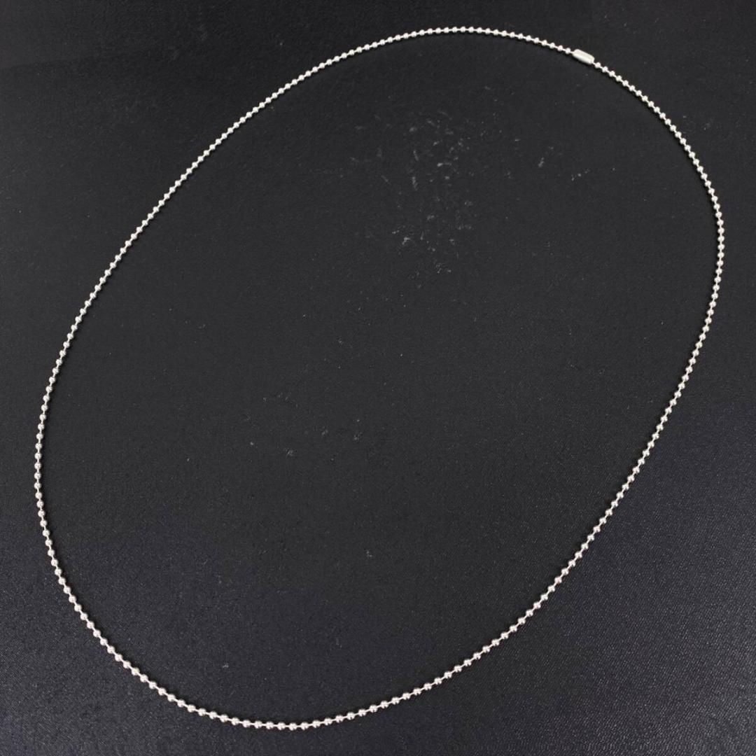 美品 CHROME HEARTS シルバー ボール チェーンネックレス 76cm