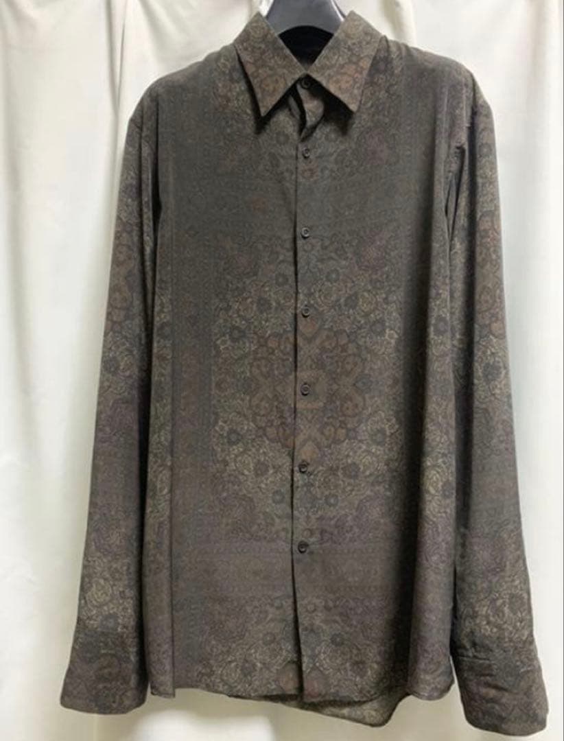 ラッドミュージシャン　ペルシャ柄　デシンシャツ　44 L