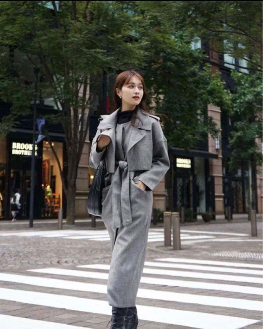 L'Or laubeblanc 3way trench coat トレンチ