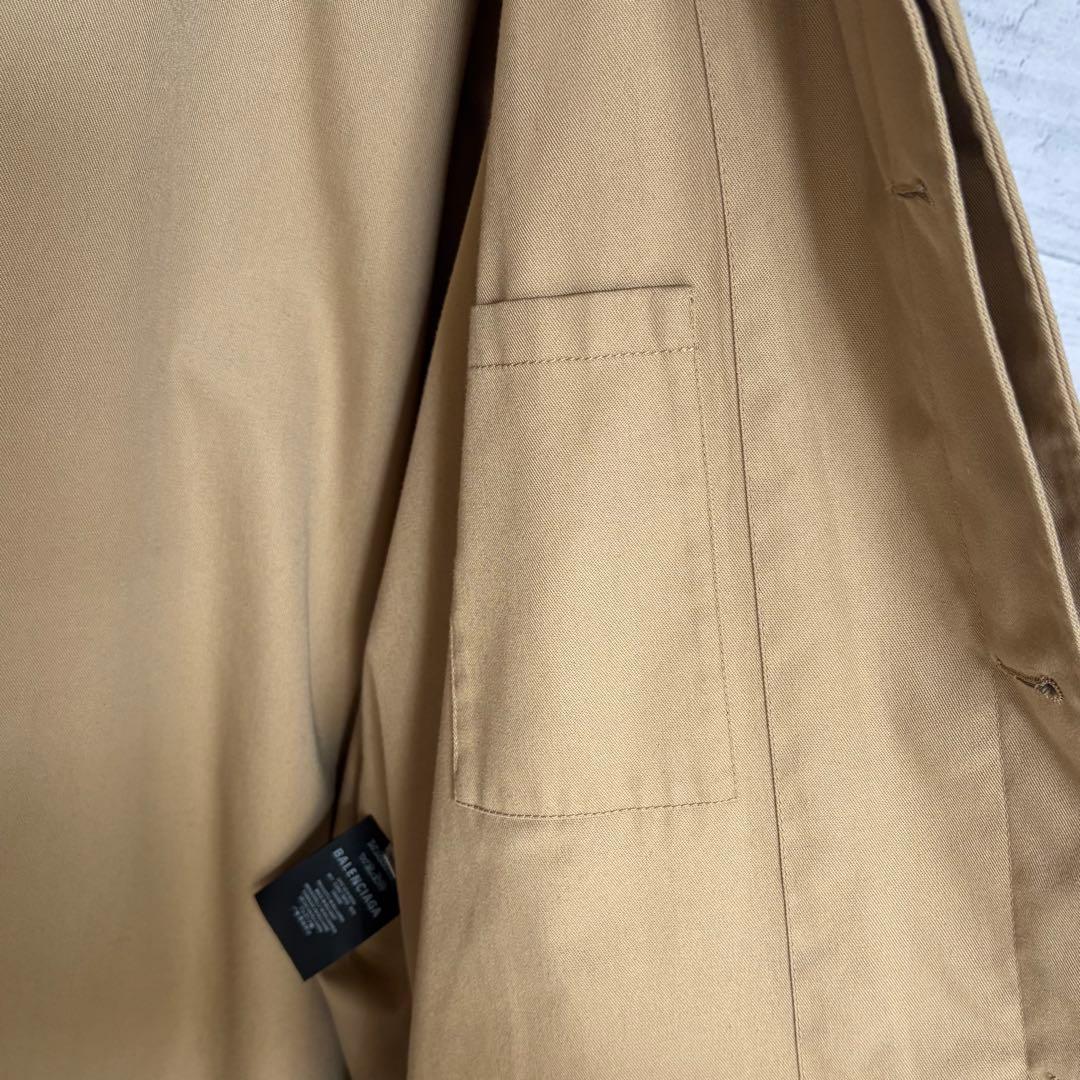 BALENCIAGA オーバーサイズ ステンカラーコート 44 厚手