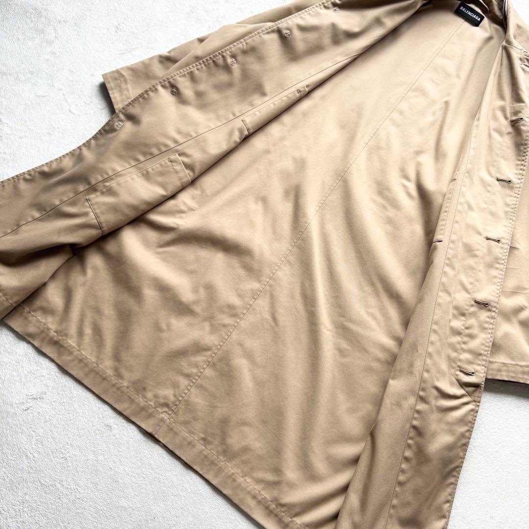 BALENCIAGA オーバーサイズ ステンカラーコート 44 厚手