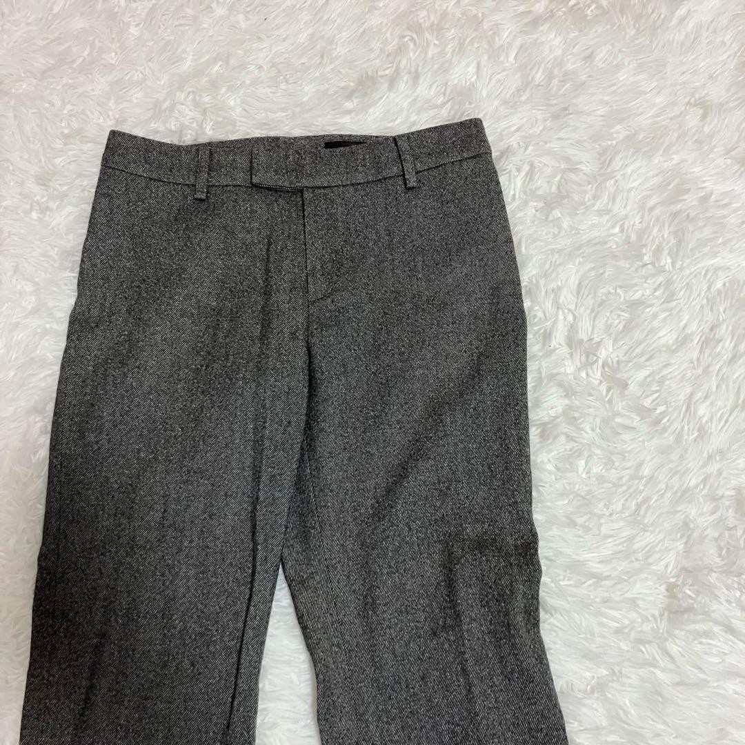 アンタイトル　パンツスーツセット　グレー　カシミア　未使用スーツジャケットパンツ