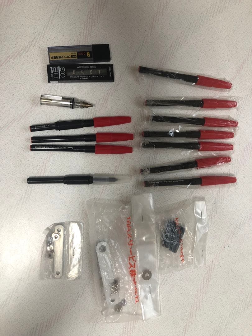 マックス キャドライナ CD-3200 レタリングプロッターペン取説ケース付き