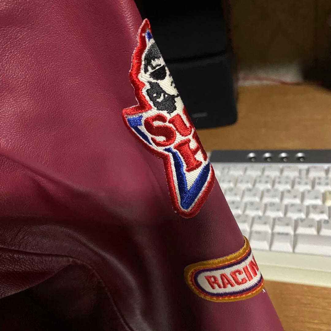 ヒステリックグラマー　ワッペンラムレザージャケット