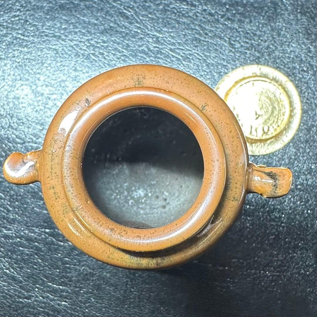 ★茶道具！古瀬戸 畠山肩衝写 茶入！本國寺切『笹田 仁史』作！共箱/仕覆/栞★