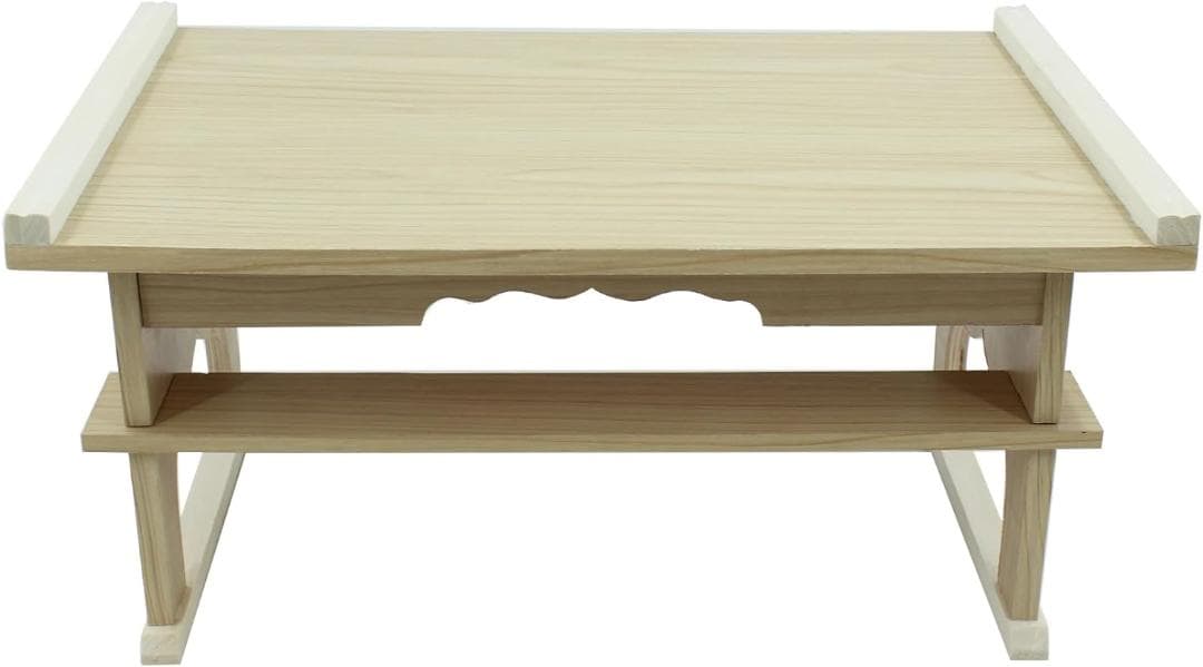 経机 桐調45cm 盆用 仏事 仏具 法事 法要 目安箱 神具 供養 お墓