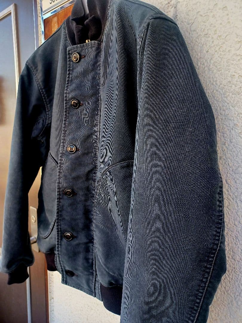 希少 RRL・ダブルアールエル デッキジャケット　濃紺　極暖　ダブルネーム