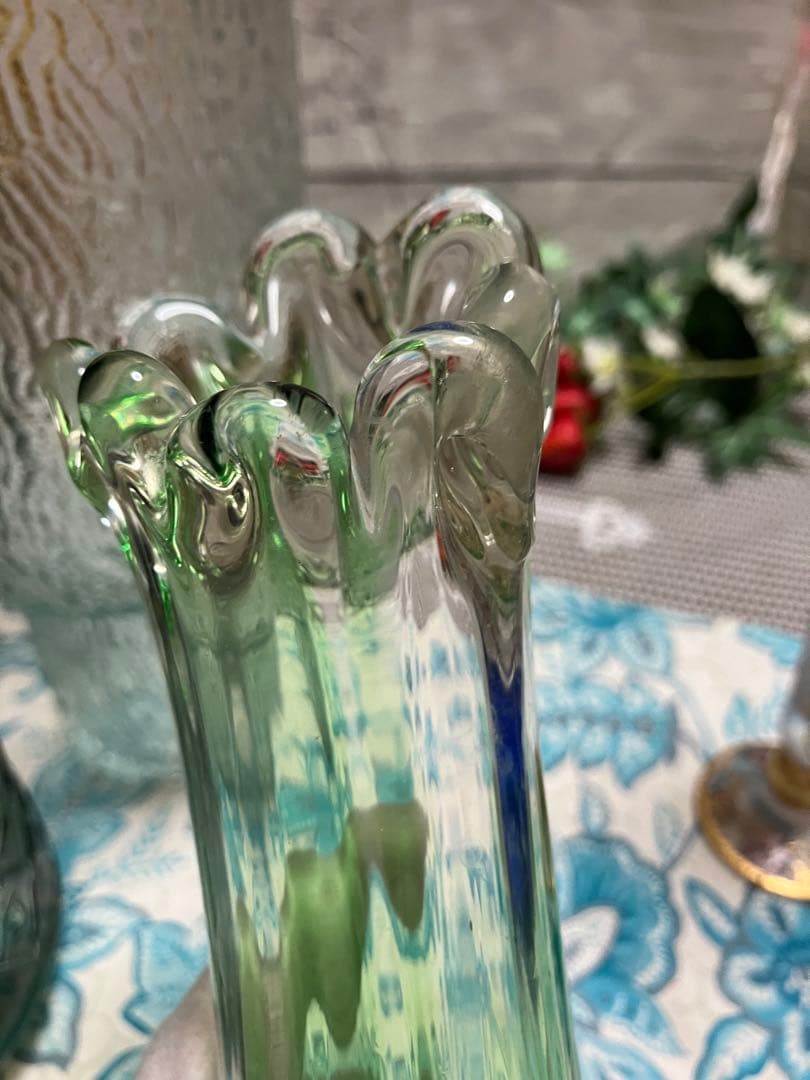 ガラス花瓶セット 7点おまとめ　ヨーロッパ製あり　切子花瓶　コベントガーデン