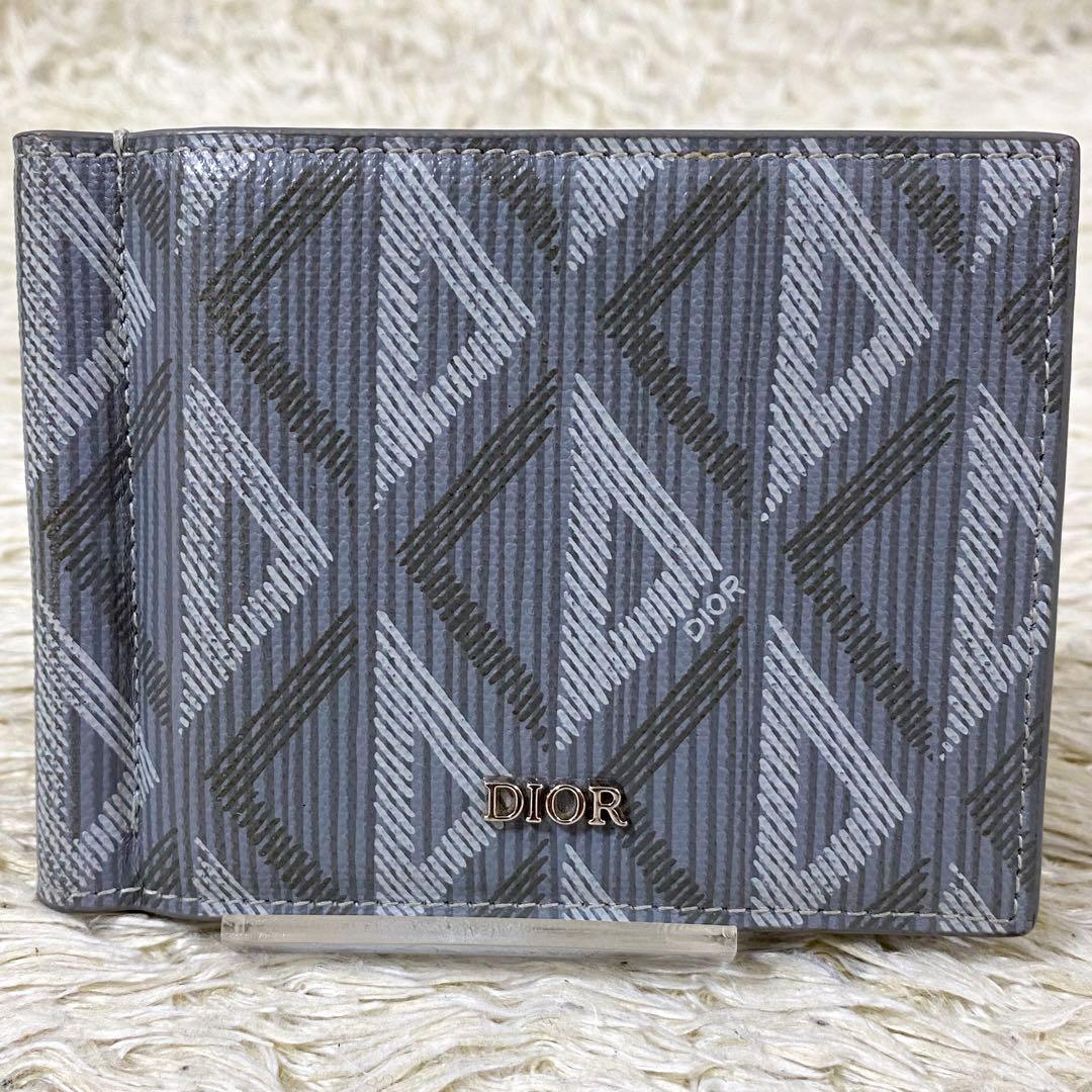 【未使用級】ディオール マネークリップ CDダイヤモンド グレー ユニセックス