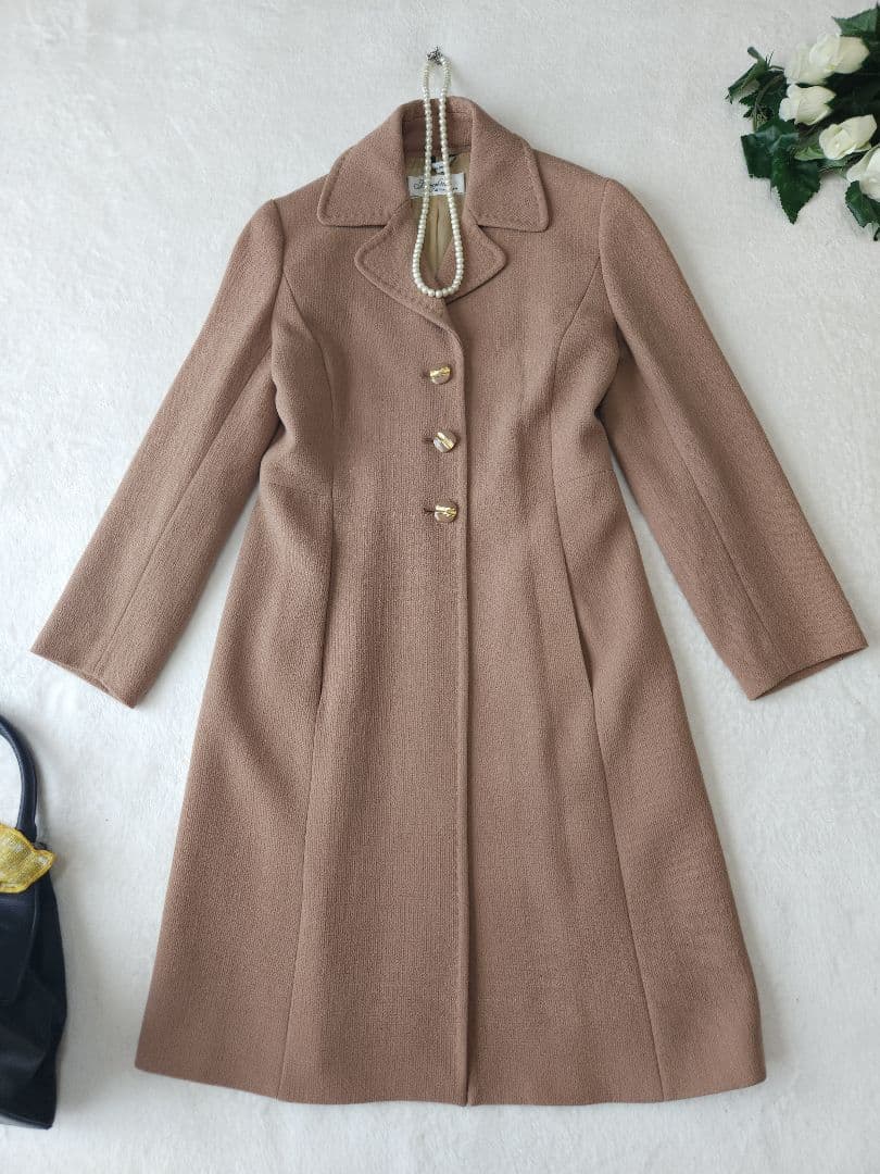 MaxMara Pianoforte *若干訳有り 美品チェスターコートベージュ