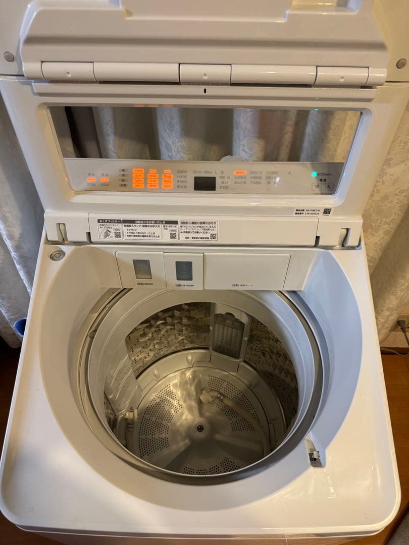 美品　2023 Panasonic 洗濯機 NA-FA8K2 8kg 清潔