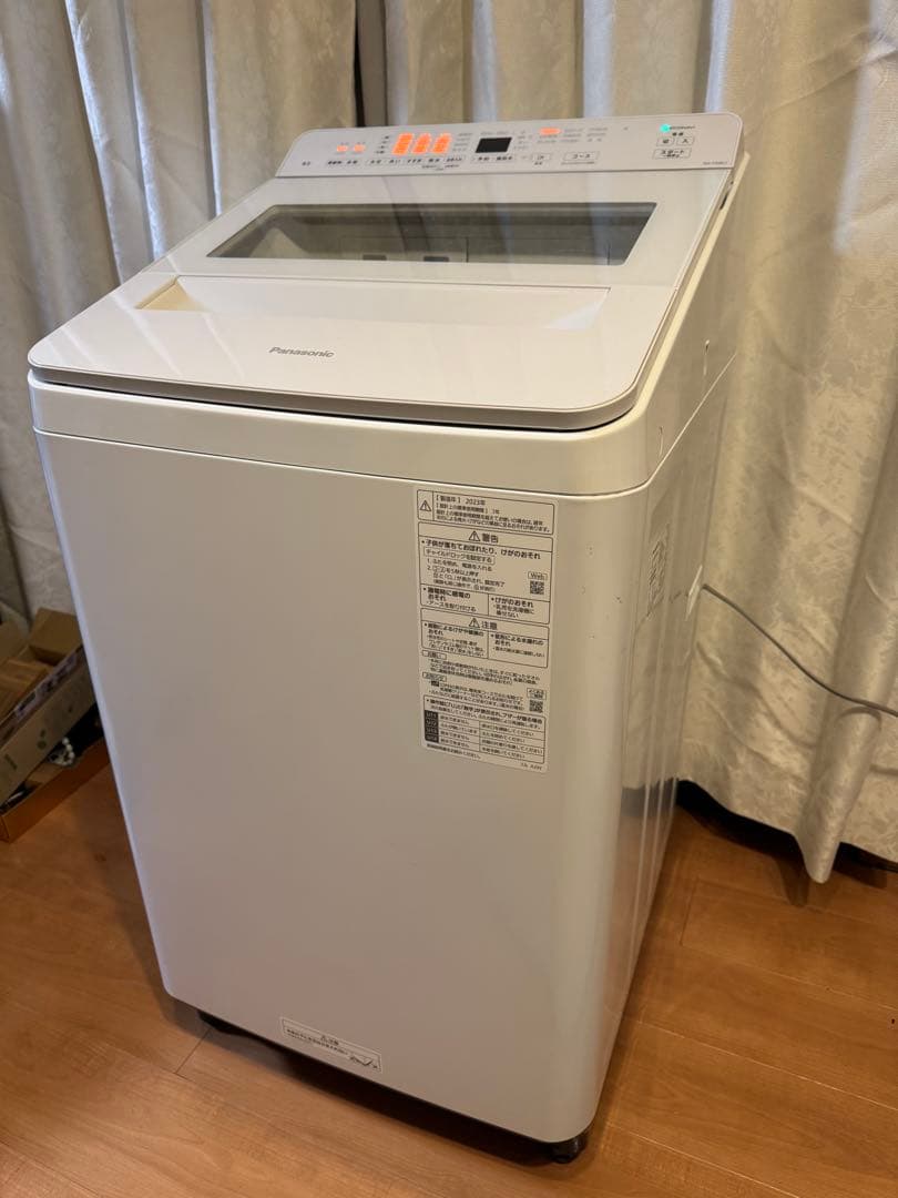 美品　2023 Panasonic 洗濯機 NA-FA8K2 8kg 清潔