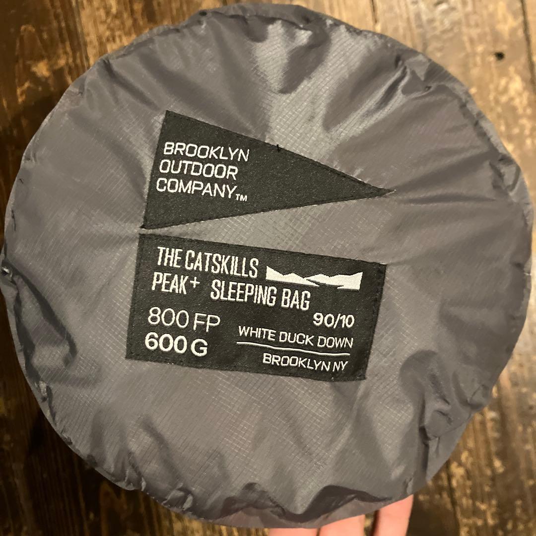 BROOKLYN OUTDOOR COMPANY 寝袋 600g 800FP