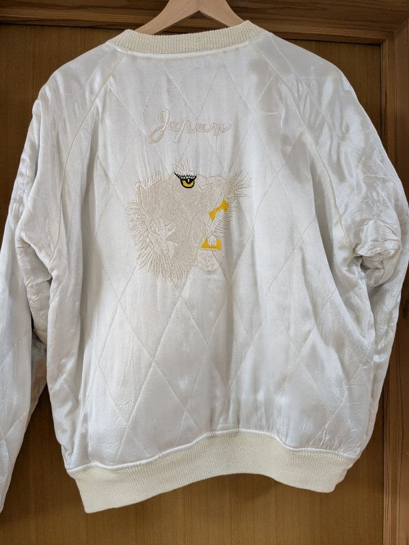 希少WAREHOUSE(ウエアハウス)別珍スカジャン リバーシブル鹿 虎刺繍 M