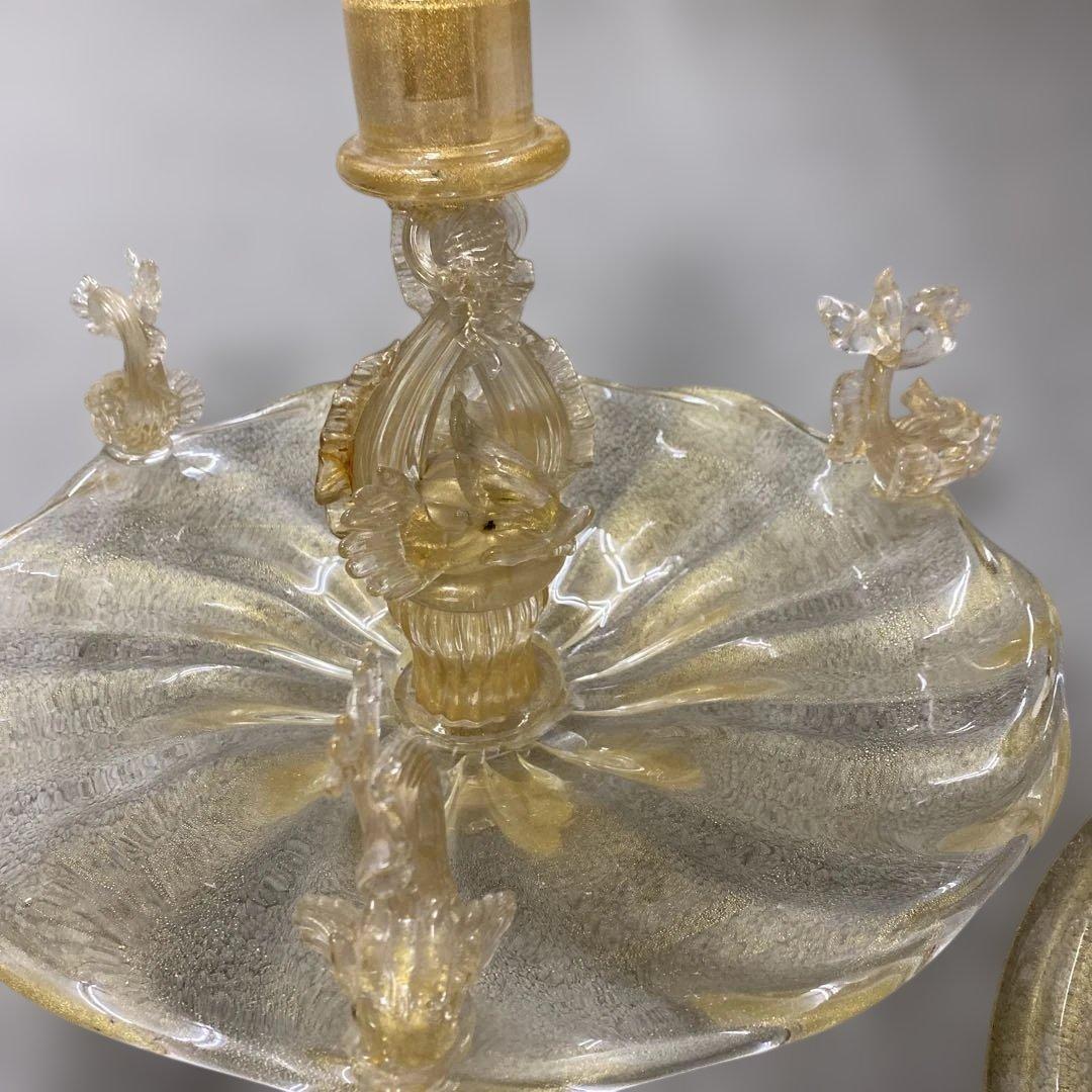 19世紀　ヴェネチア　コンポート　特大品　タトチ　東さ8-0107④