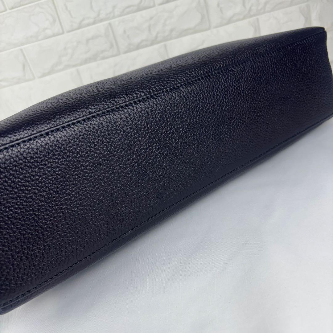 ✨極美品✨ HushTug レザー ビジネストートバッグ ネイビー