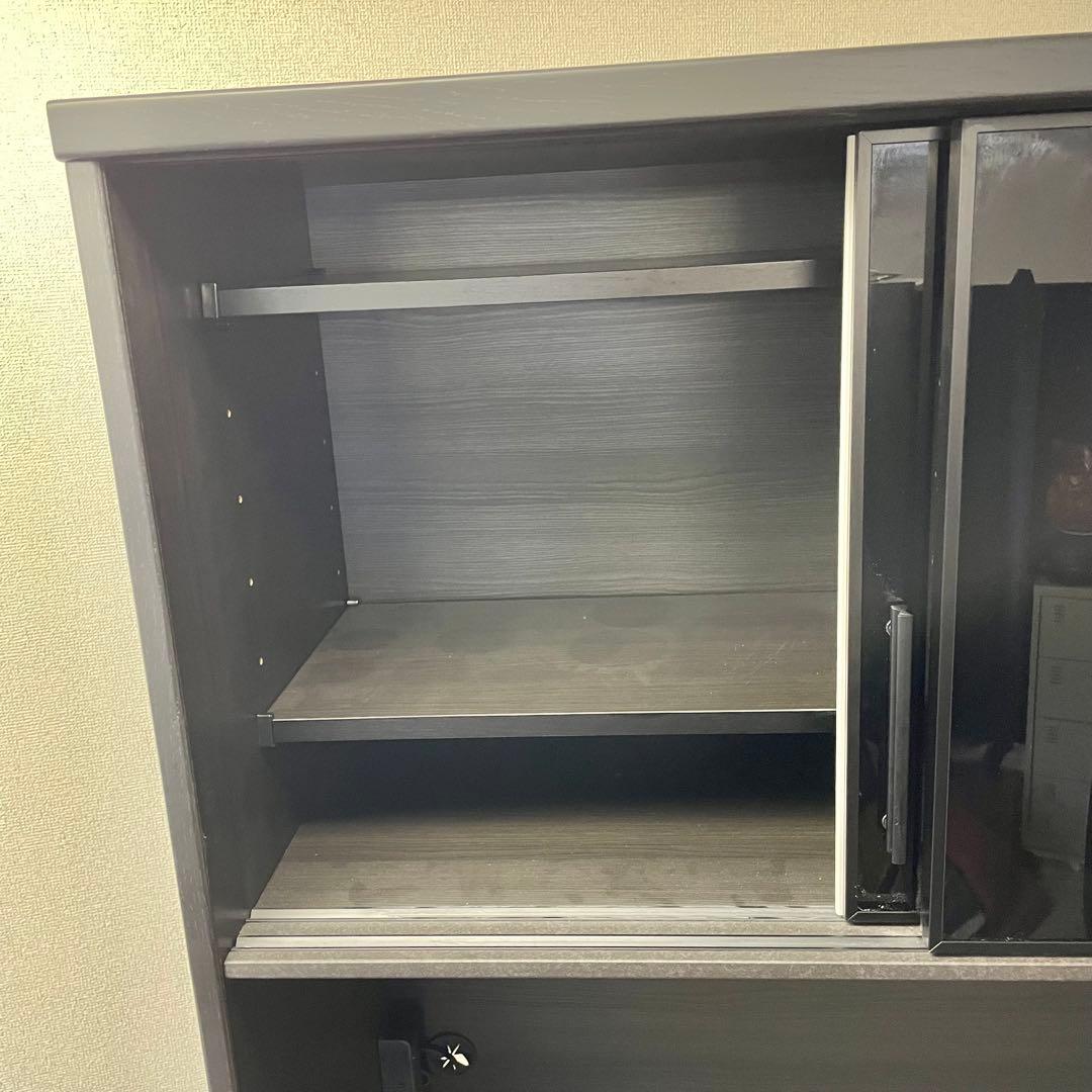 ニトリ キッチンボード SP201 100KB GY 食器棚 M