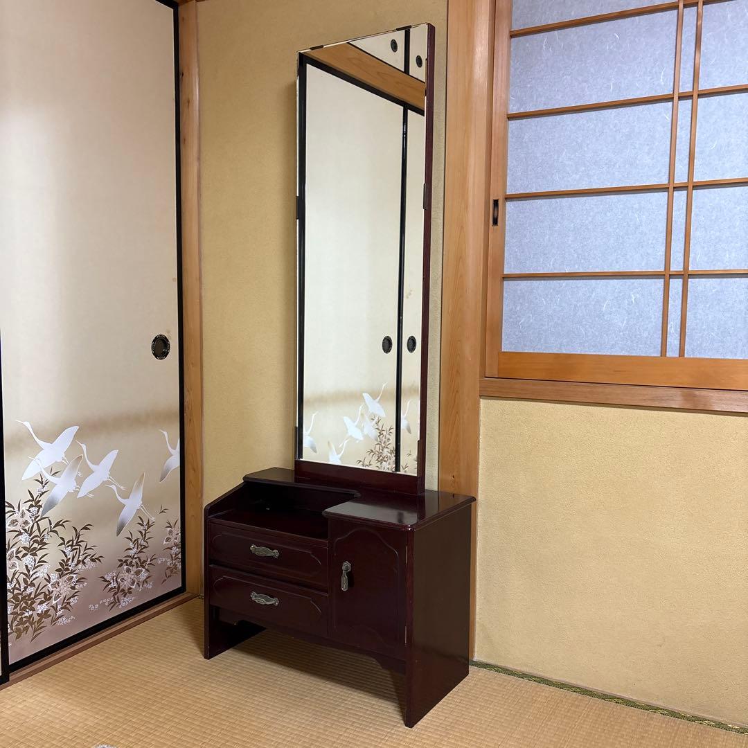 ダークブラウン ドレッサー・鏡台