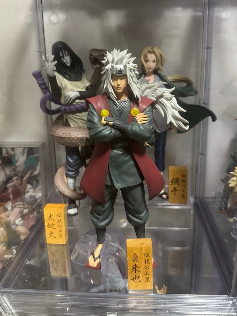 一番くじ NARUTO ナルト 疾風伝 伝説の三忍 自来也 綱手 大蛇丸 箱あり