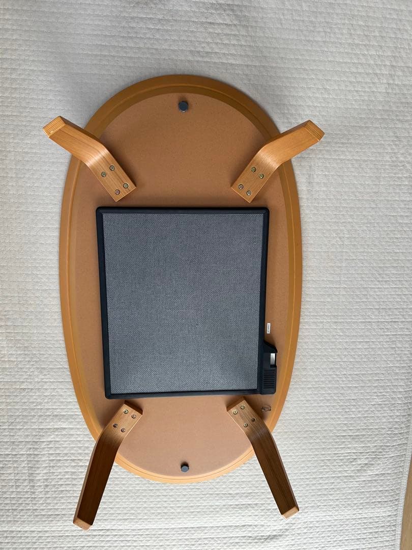 無印良品　MUJI 木製楕円形　テーブル こたつ