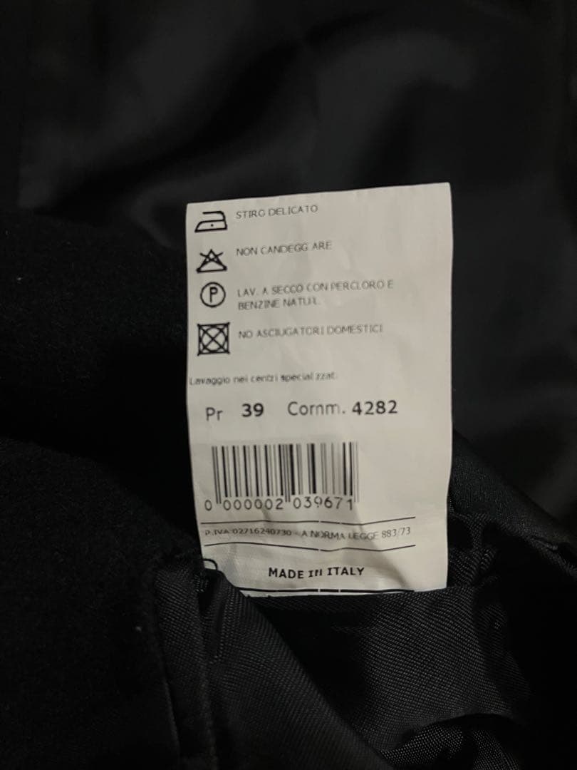 新品 Hevo ステンカラーコート ブラック