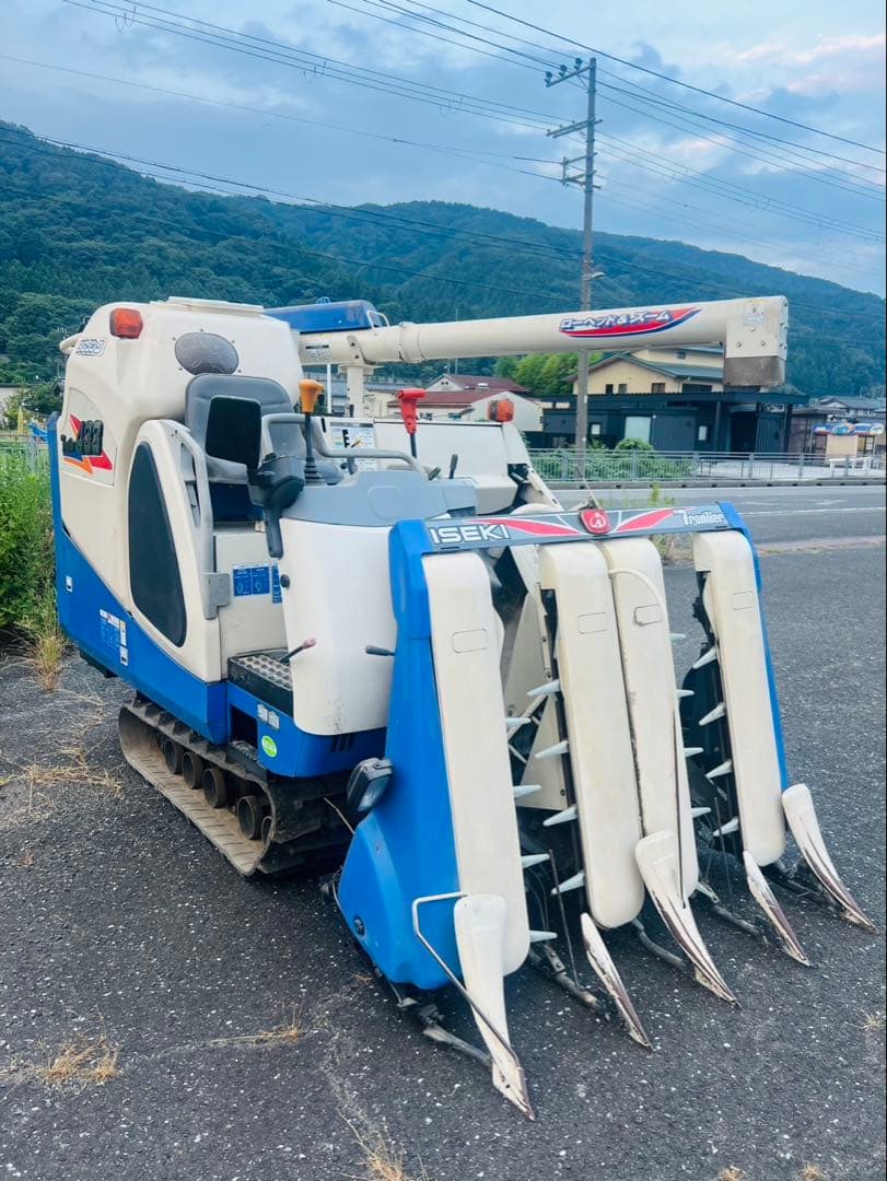 イセキ コンバイン HFC433G 区分4条刈 33馬力 508時間