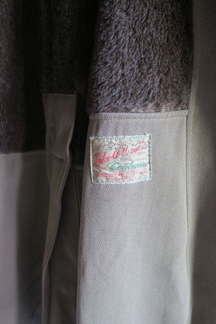 1940-50s US fur coat ファーコート ギャングコート ムートン