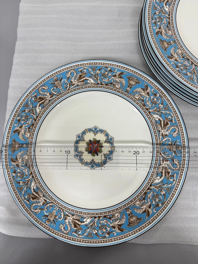 ウェッジウッド フロレンティーン　ターコイズ　27cmディナープレート 6枚