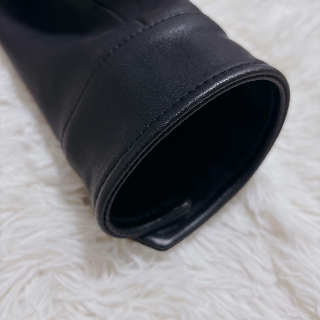 【極美品】EDIFICE レザージャケット ラムレザー 羊革 Mサイズ