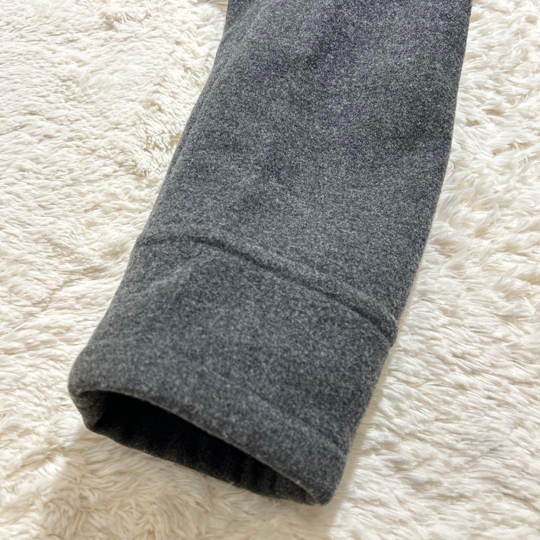 【美品】バーバリーブルーレーベル　ダッフルコート　ノバチェック　 グレー