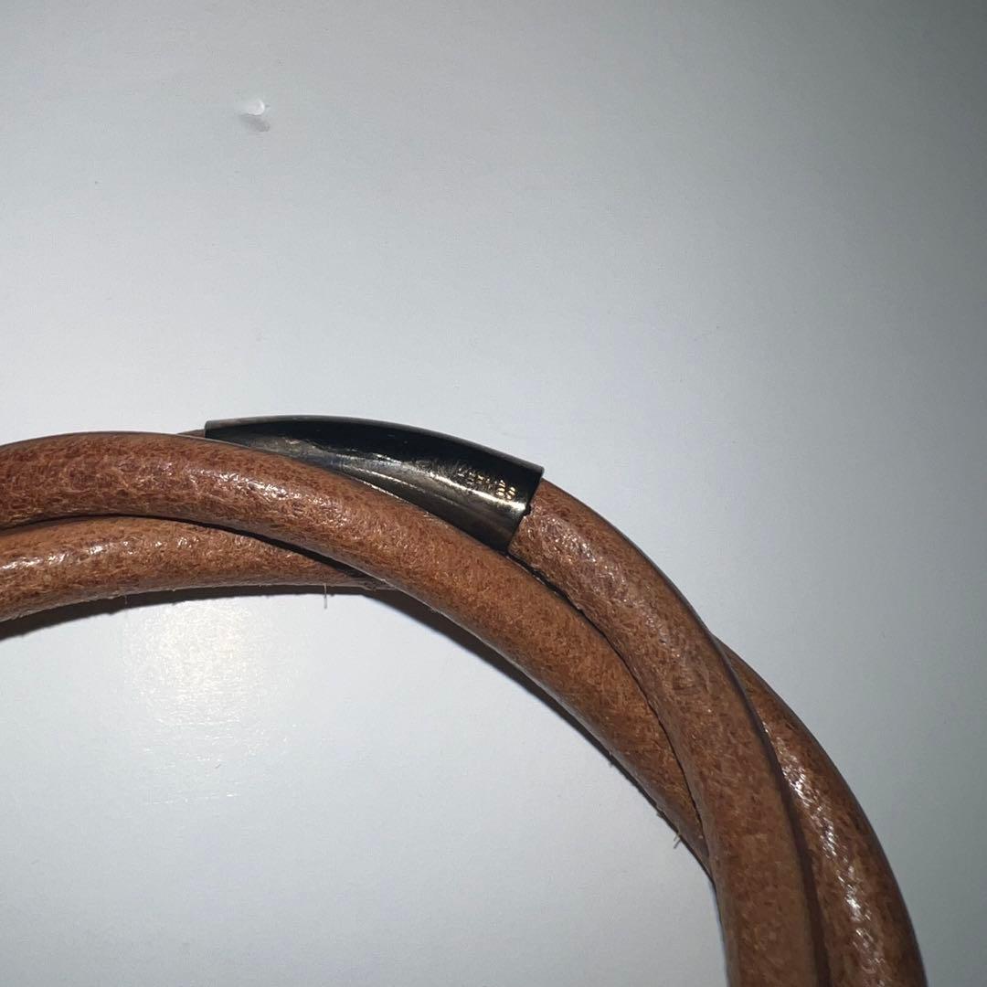 エルメス トルネード バングル ブラウン