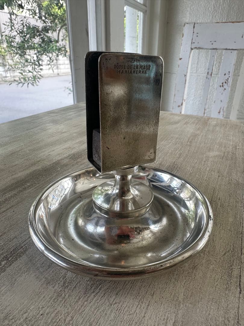 【蚤の市】HÔTEL DE LA PLAGE メニュー表示スタンド　フランス