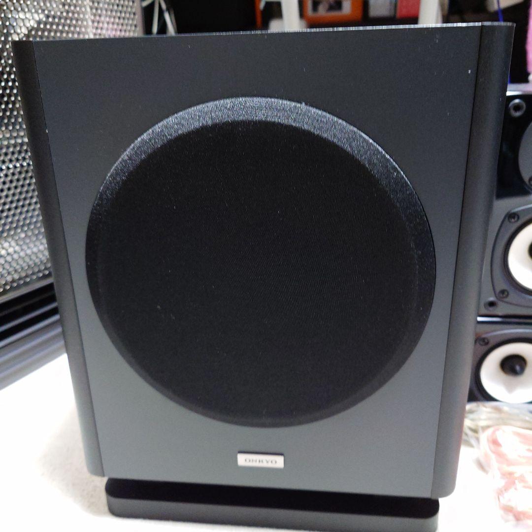 サブウーファー スピーカー オンキヨーV60用 ブラック