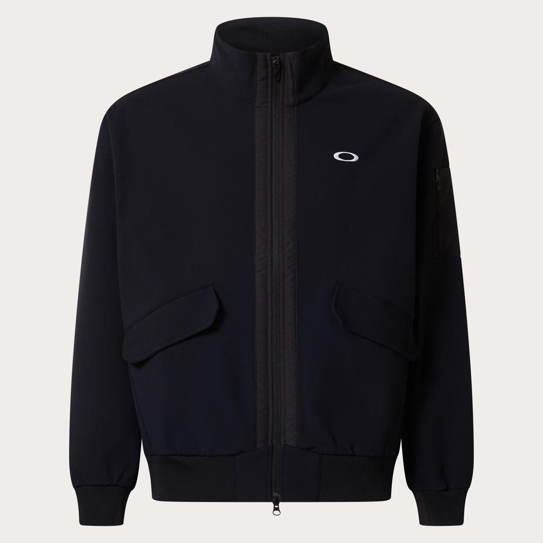 OAKLEY オークリーゴルフ トラックジャケット ブラック M