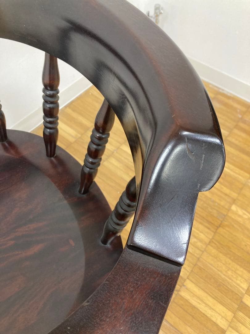 写場椅子　濃茶A-2