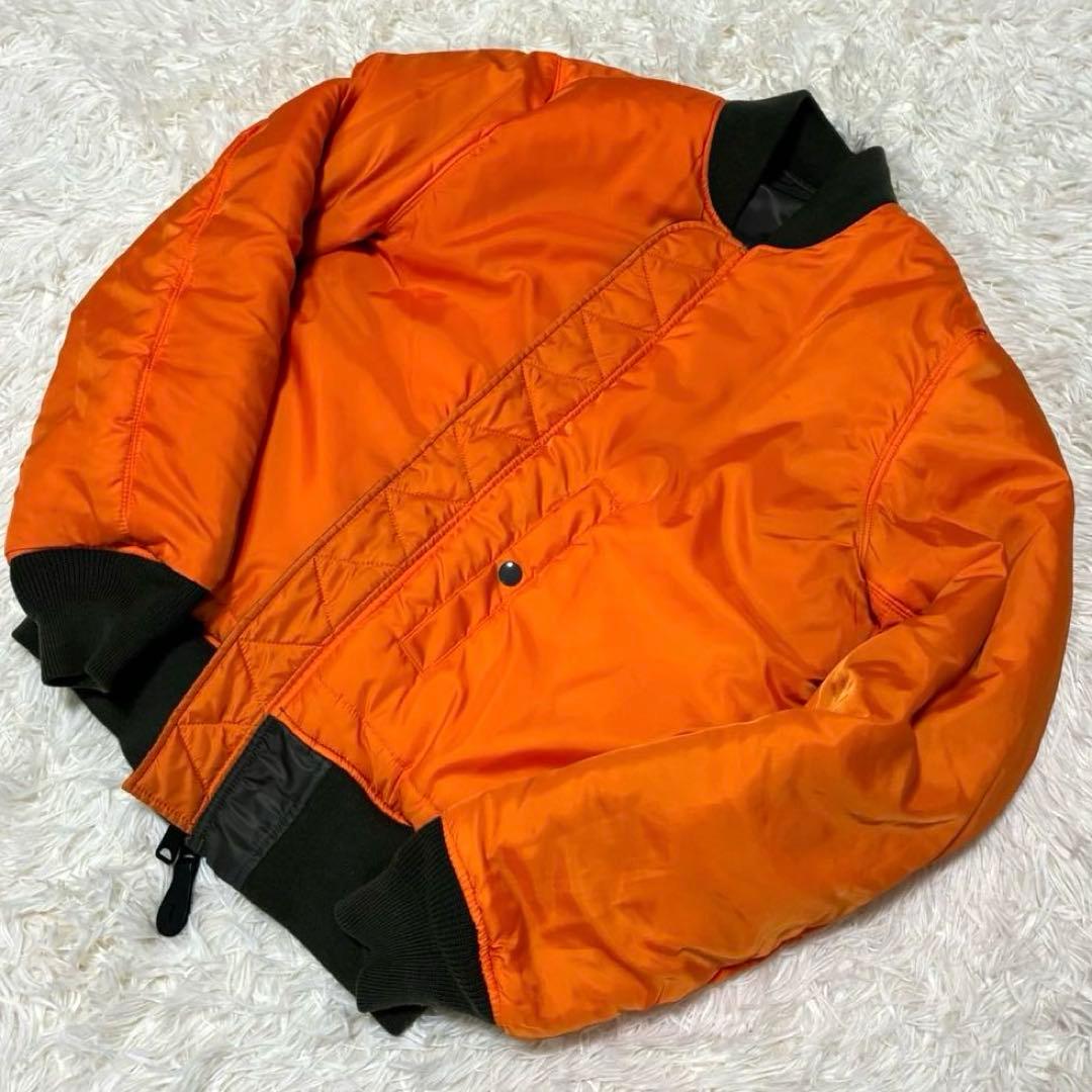 90s ALPHA INDUSTRIES MA-1 フライトジャケット　カーキ