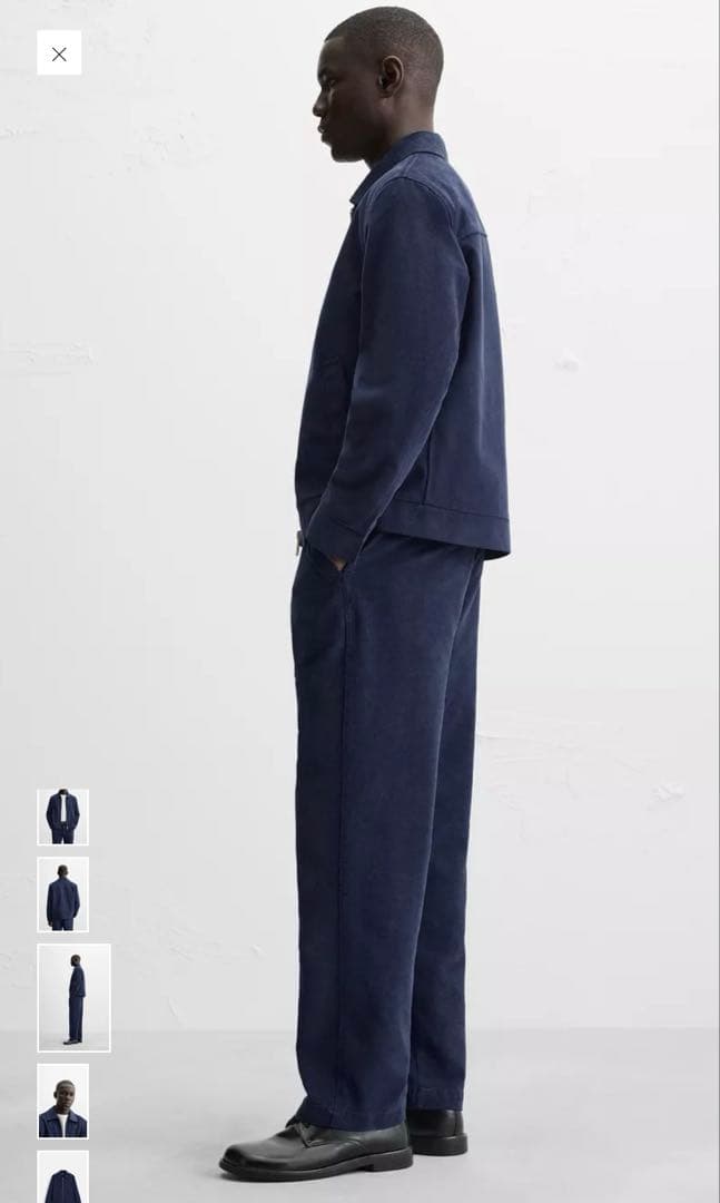 ZARA レーヨン　ジャケット　セットアップ