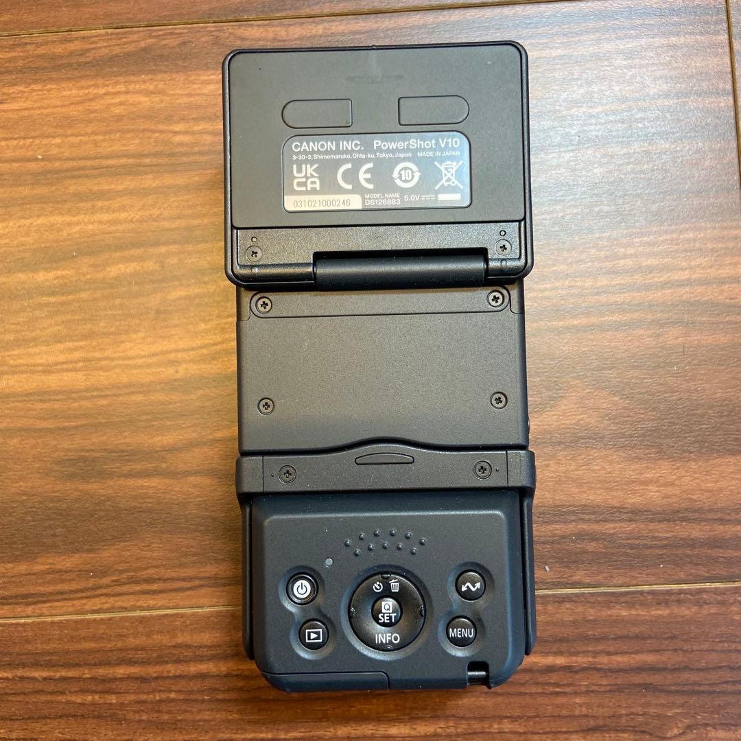 Canon デジタルビデオカメラ PowerShot V10 ブラック 2794