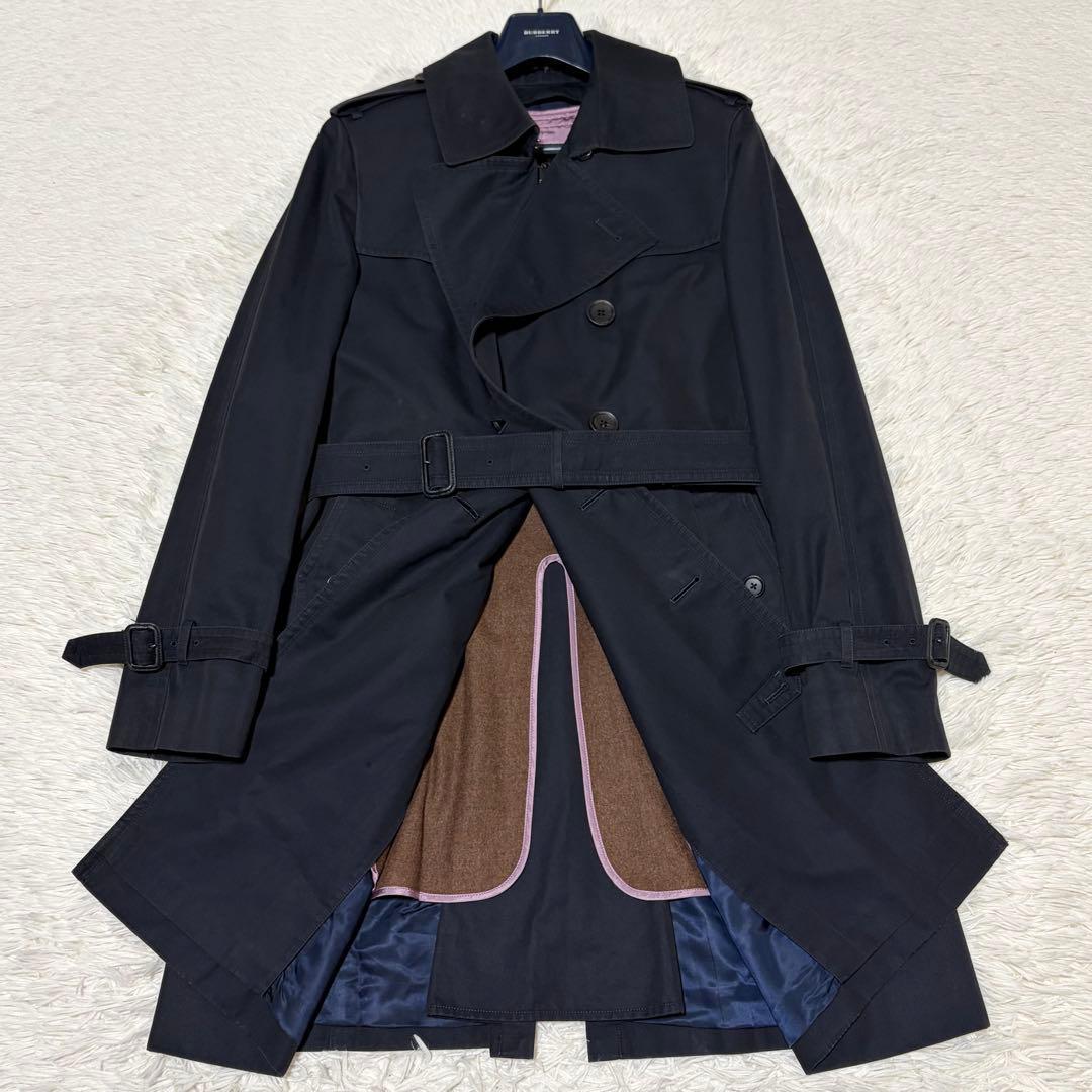 美品　サンヨー　100年コート　トレンチ　ライナー　　ベルト　ブラック　L