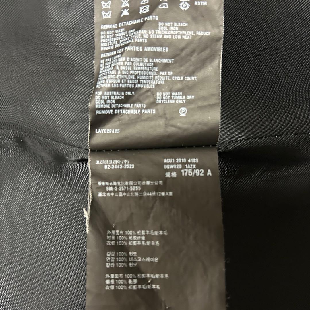 PRADA プラダ コート サイズ46（S〜M） ネイビー イタリア製